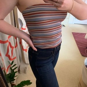 NWT American Eagle Striped Tube Top
